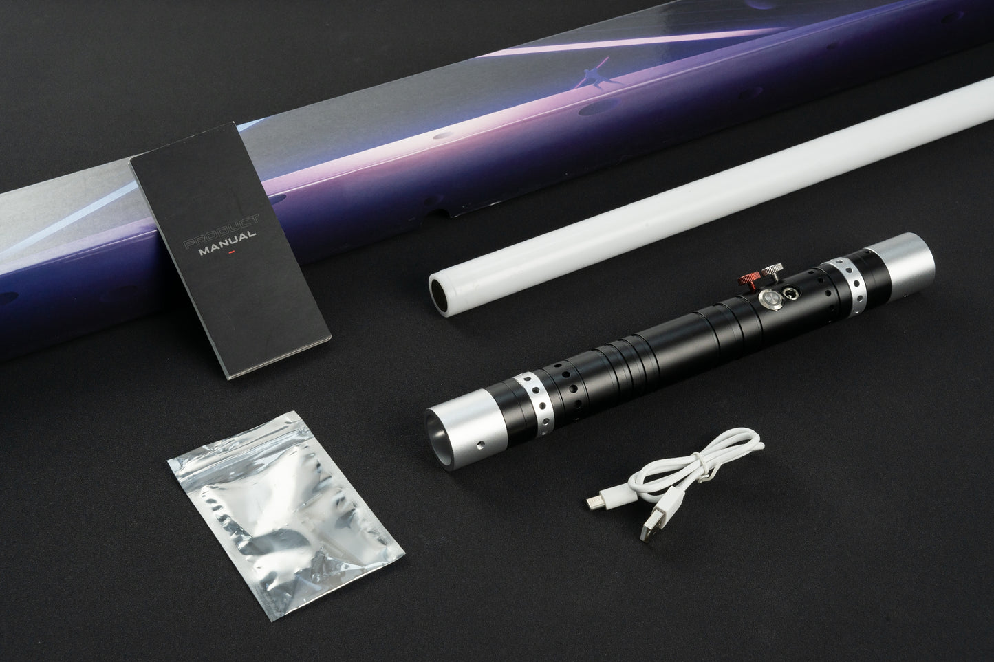 F33 Nightfall Twin: The Shadow Syndicate's Dual Saber