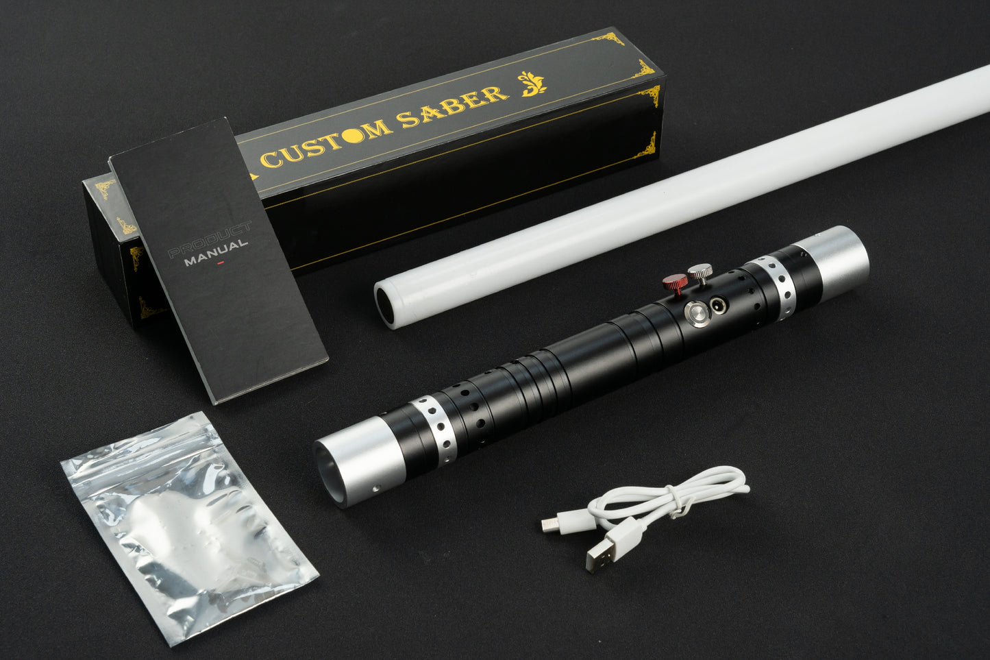 F33 Nightfall Twin: The Shadow Syndicate's Dual Saber