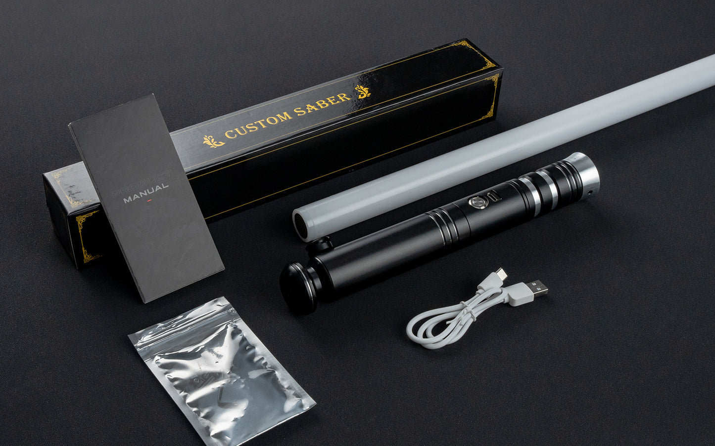 F3 Ulan: The Dark Elegance Lightsaber