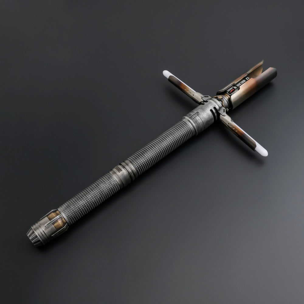 Cal's Unbreakable Will: Journey's End Crossguard Lightsaber
