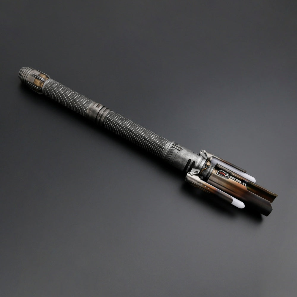 Cal's Unbreakable Will: Journey's End Crossguard Lightsaber