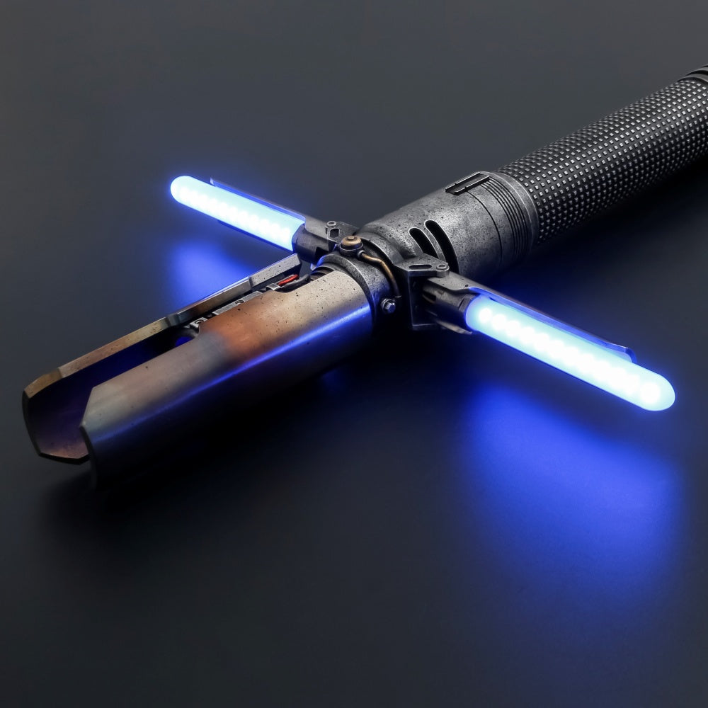 Cal's Unbreakable Will: Journey's End Crossguard Lightsaber