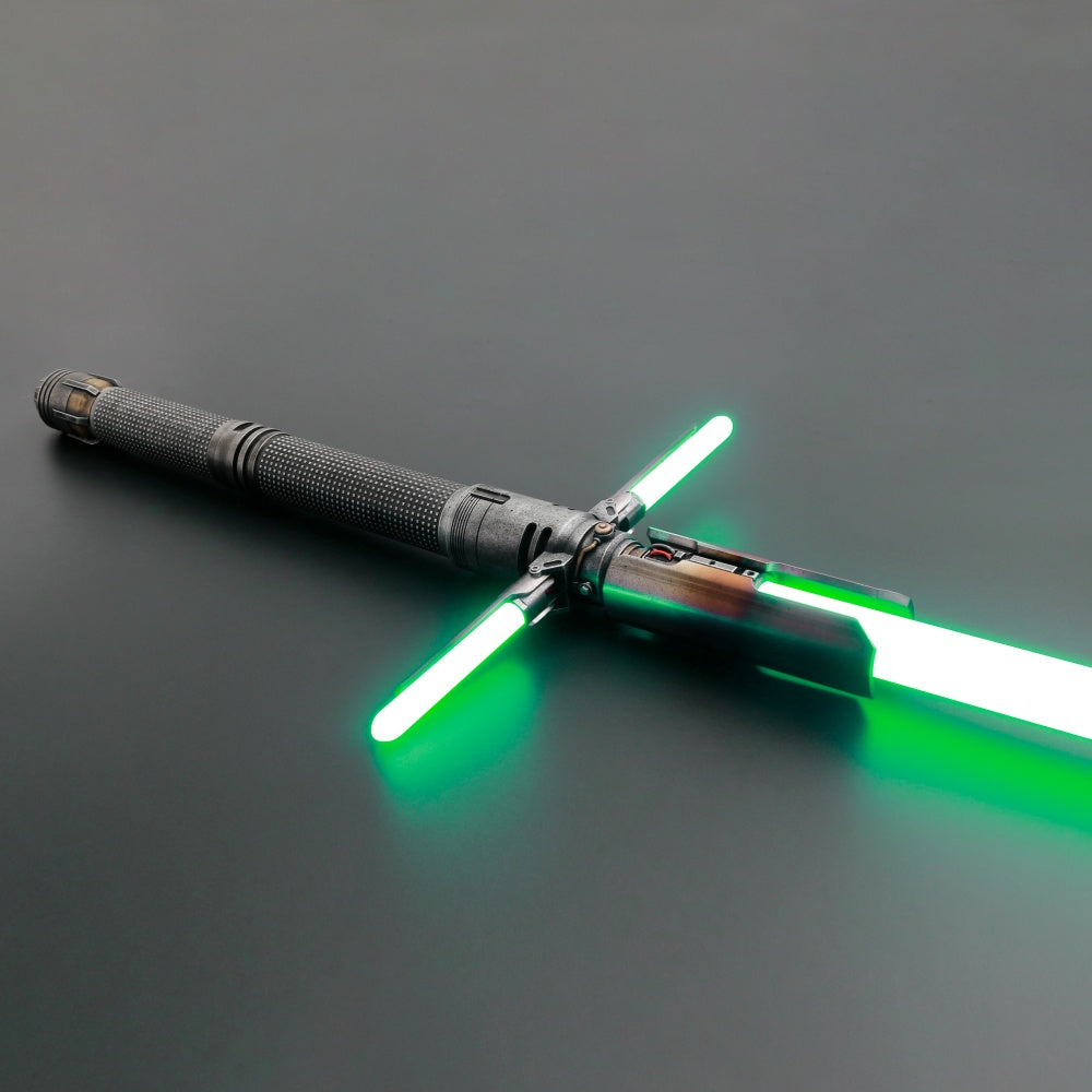 Cal's Unbreakable Will: Journey's End Crossguard Lightsaber