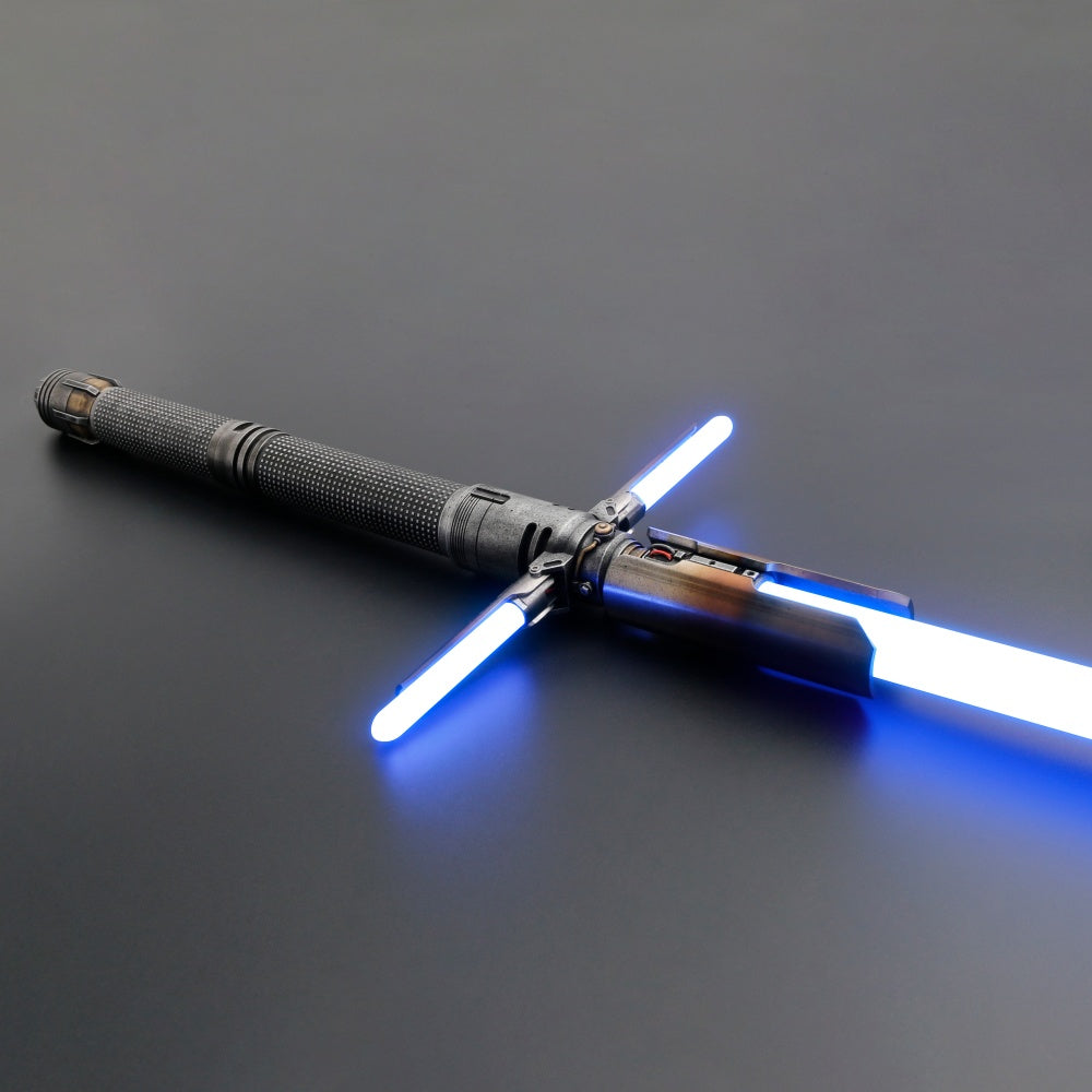 Cal's Unbreakable Will: Journey's End Crossguard Lightsaber
