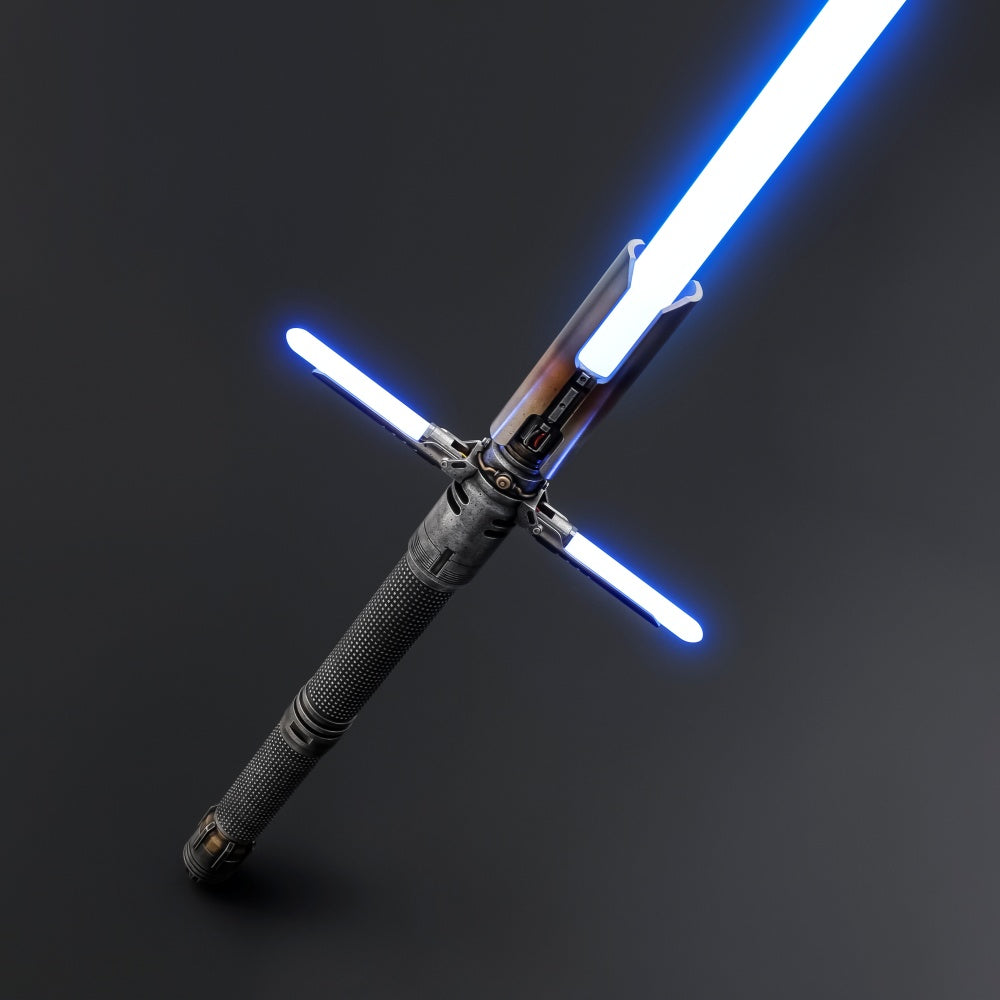 Cal's Unbreakable Will: Journey's End Crossguard Lightsaber