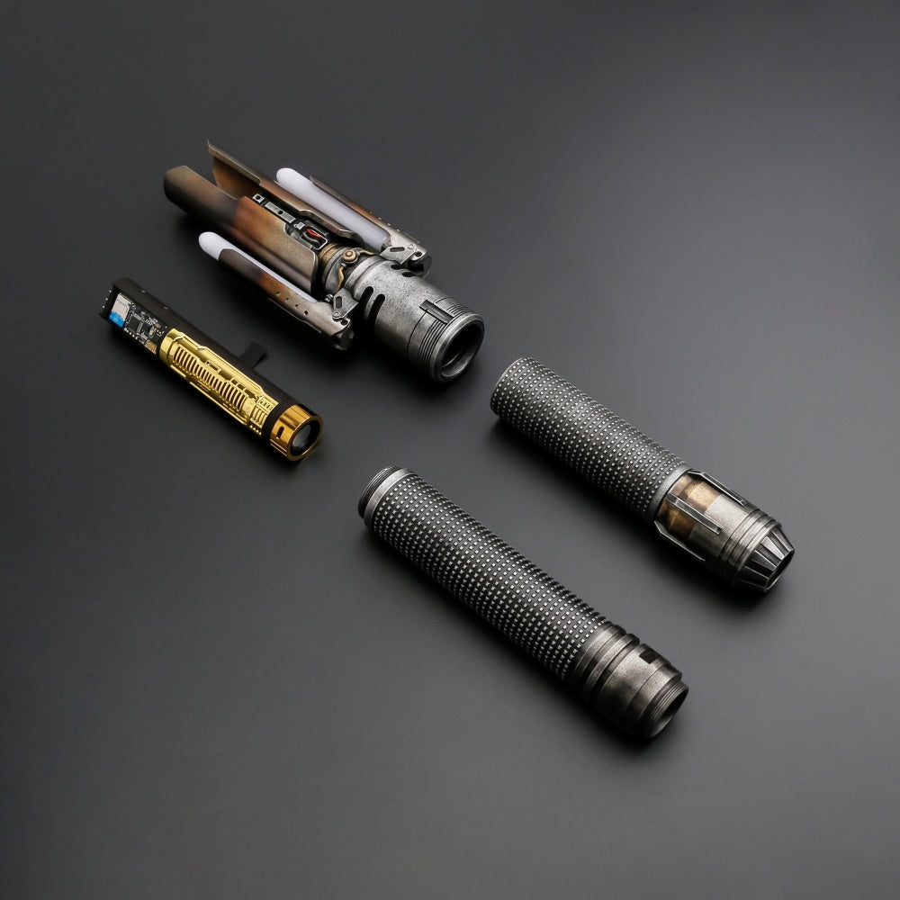 Cal's Unbreakable Will: Journey's End Crossguard Lightsaber