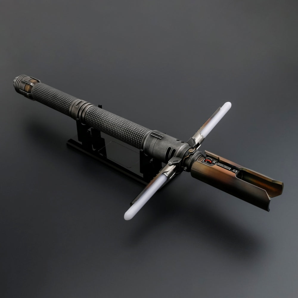 Cal's Unbreakable Will: Journey's End Crossguard Lightsaber