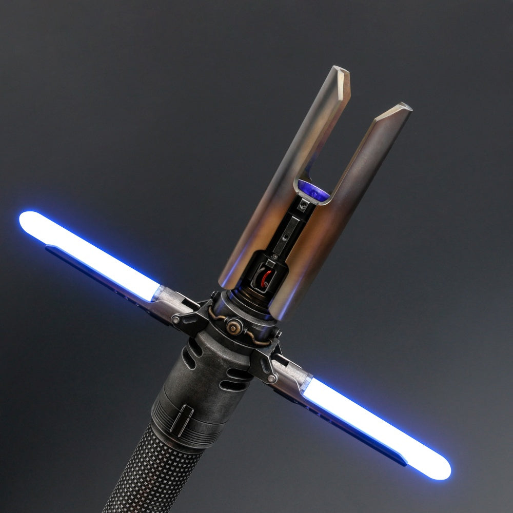 Cal's Unbreakable Will: Journey's End Crossguard Lightsaber