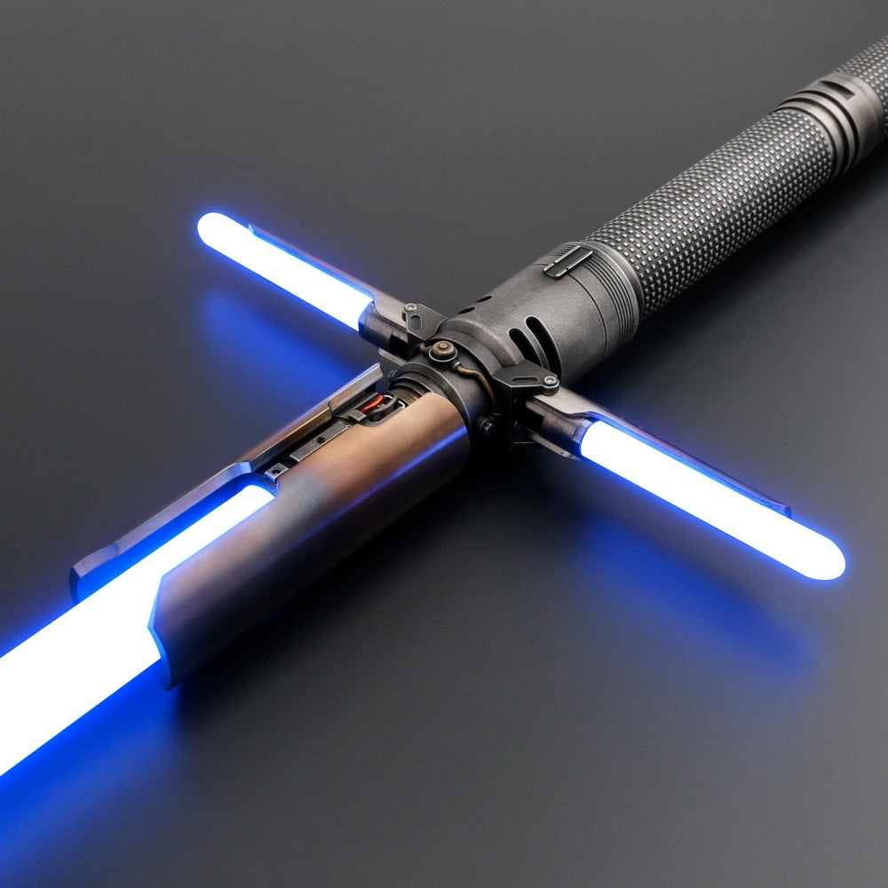 Cal's Unbreakable Will: Journey's End Crossguard Lightsaber