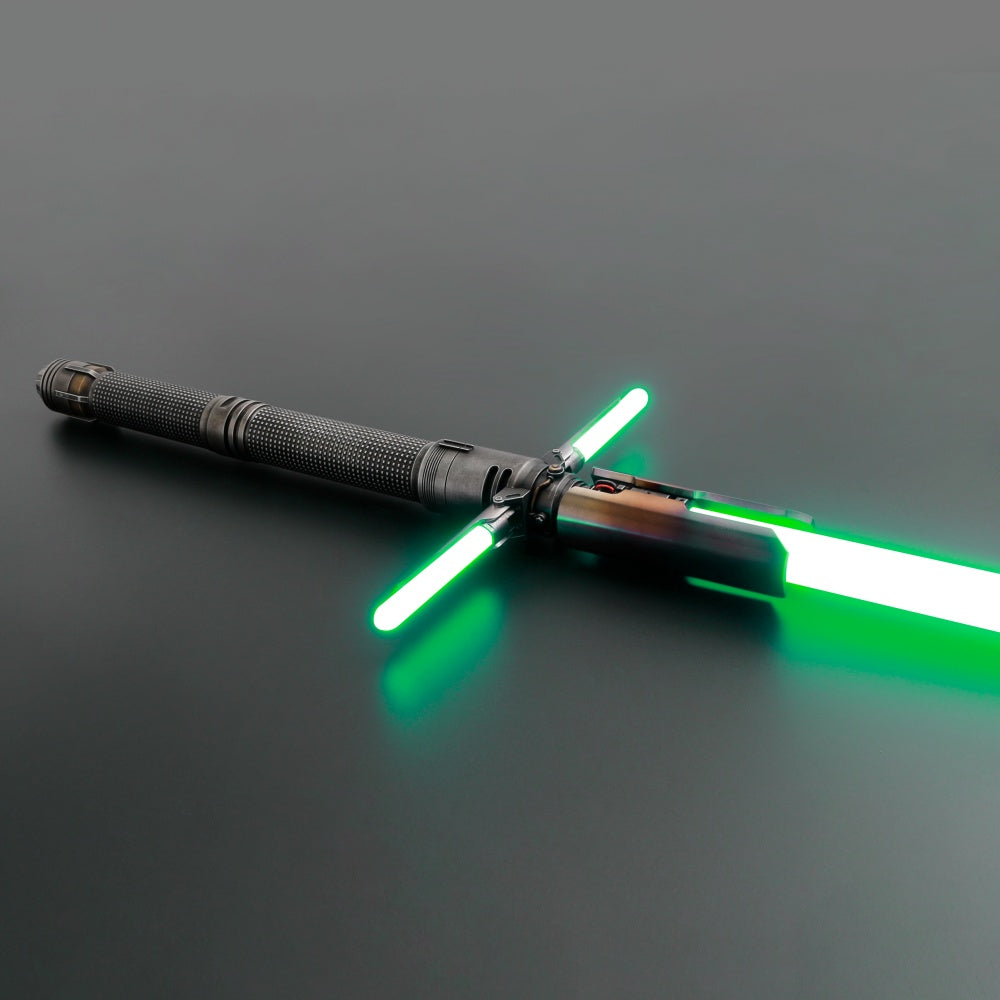 Cal's Unbreakable Will: Journey's End Crossguard Lightsaber