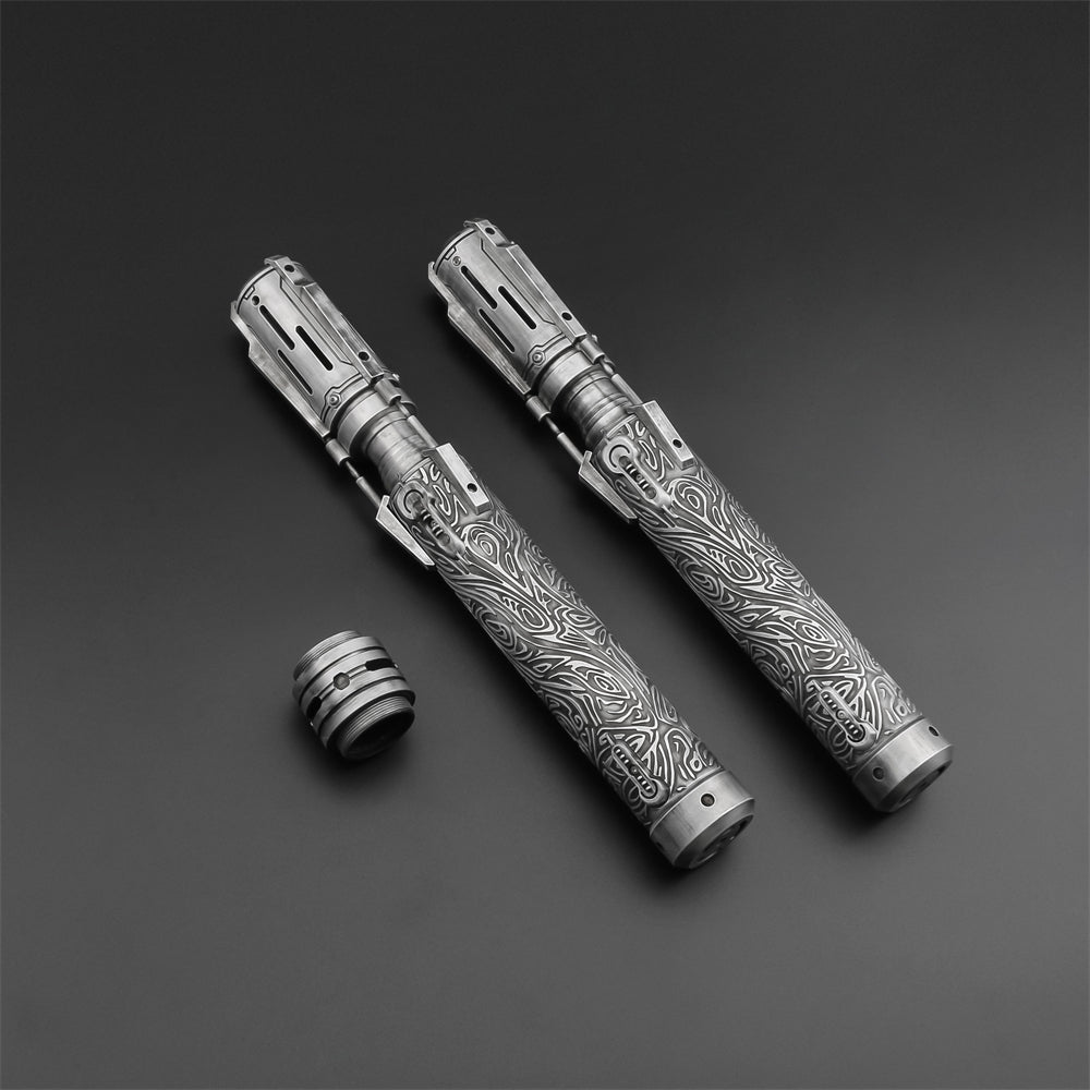 Satele Shan's Legacy: The Jedi Master's Dual-Lightsaber Staff