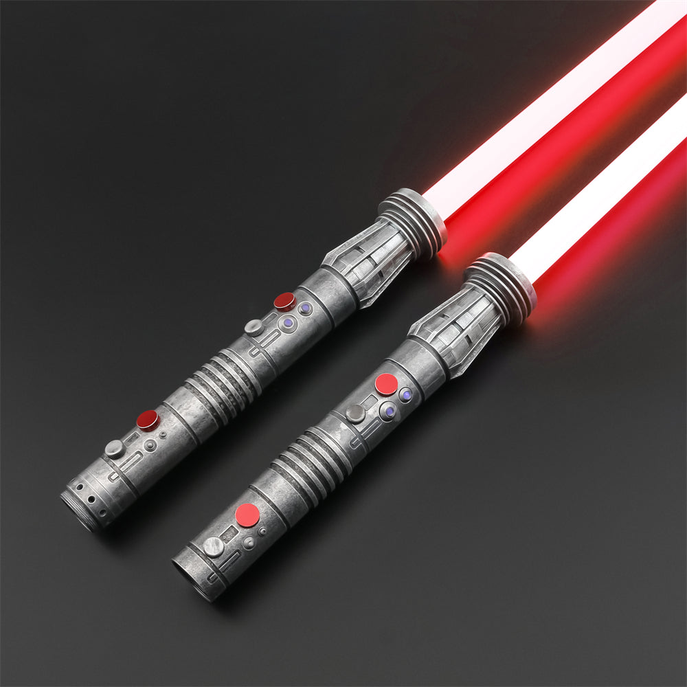 Darth Maul's Rage: The Sith's Weathered Lightsaber Staff