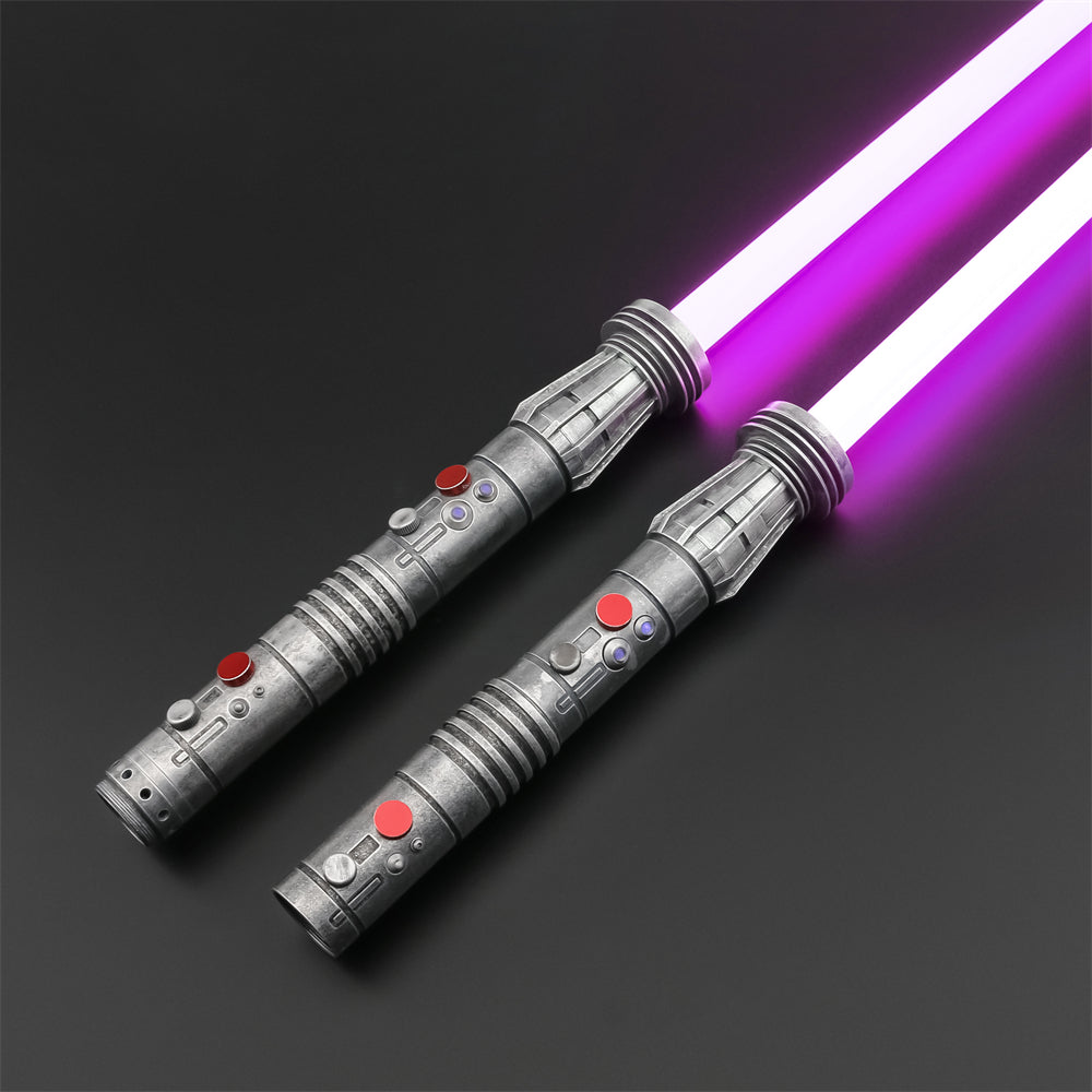 Darth Maul's Rage: The Sith's Weathered Lightsaber Staff