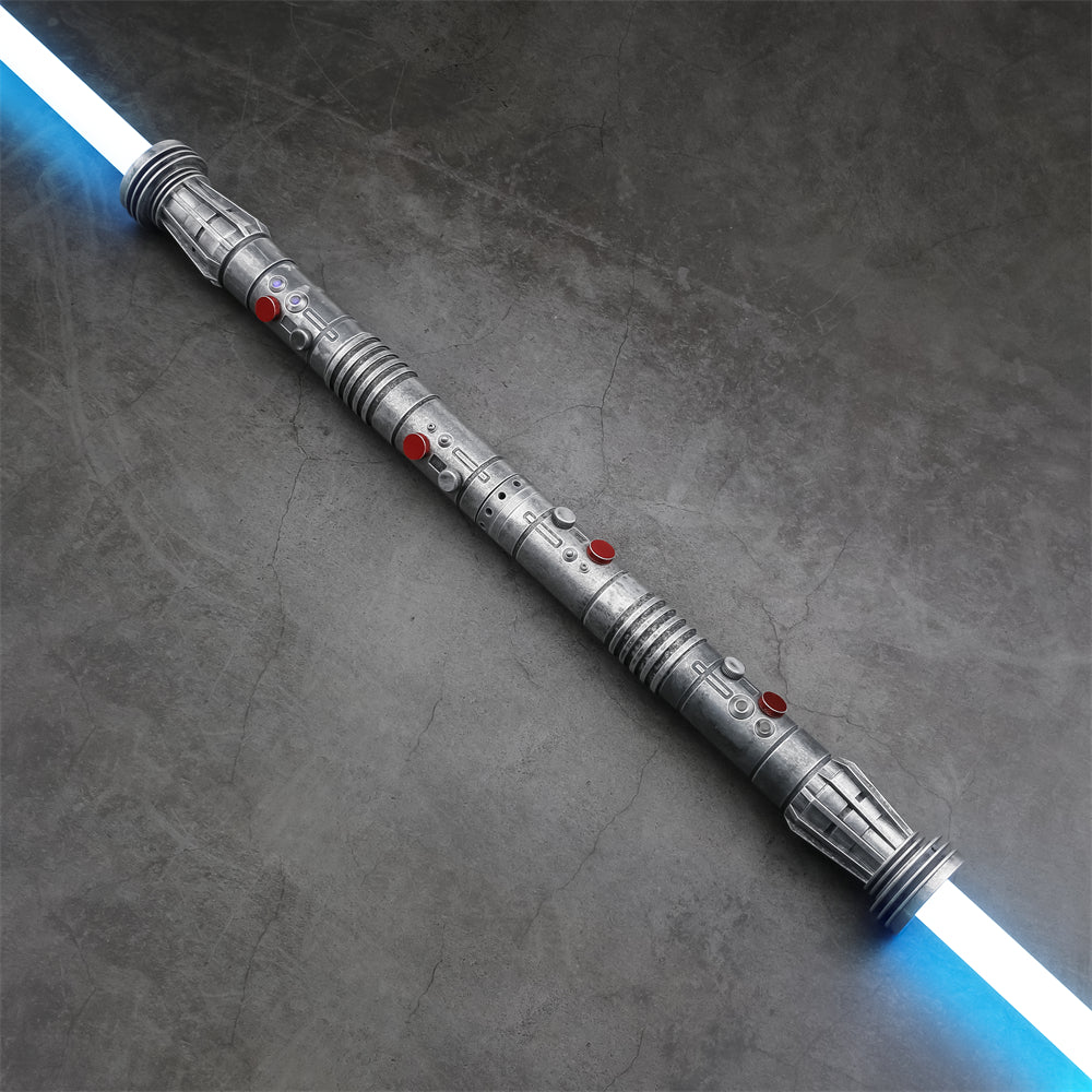 Darth Maul's Rage: The Sith's Weathered Lightsaber Staff
