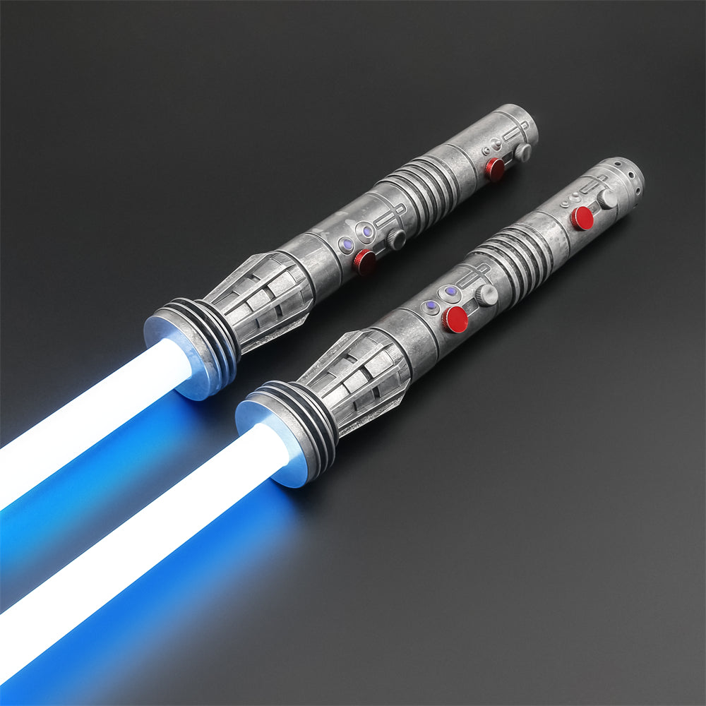 Darth Maul's Rage: The Sith's Weathered Lightsaber Staff