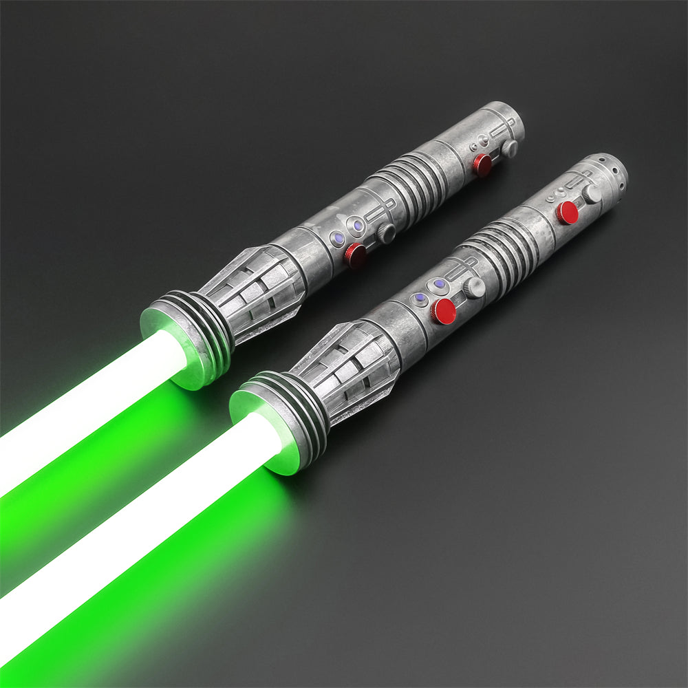Darth Maul's Rage: The Sith's Weathered Lightsaber Staff
