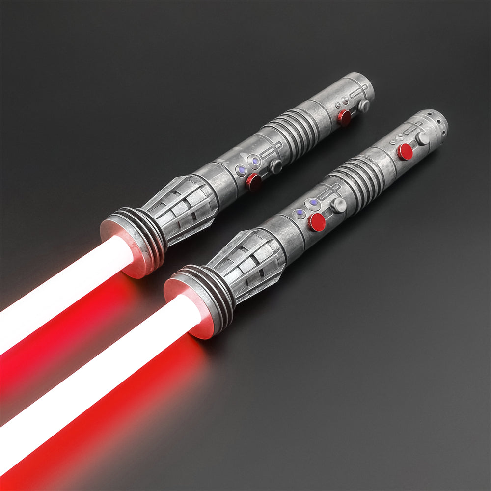 Darth Maul's Rage: The Sith's Weathered Lightsaber Staff