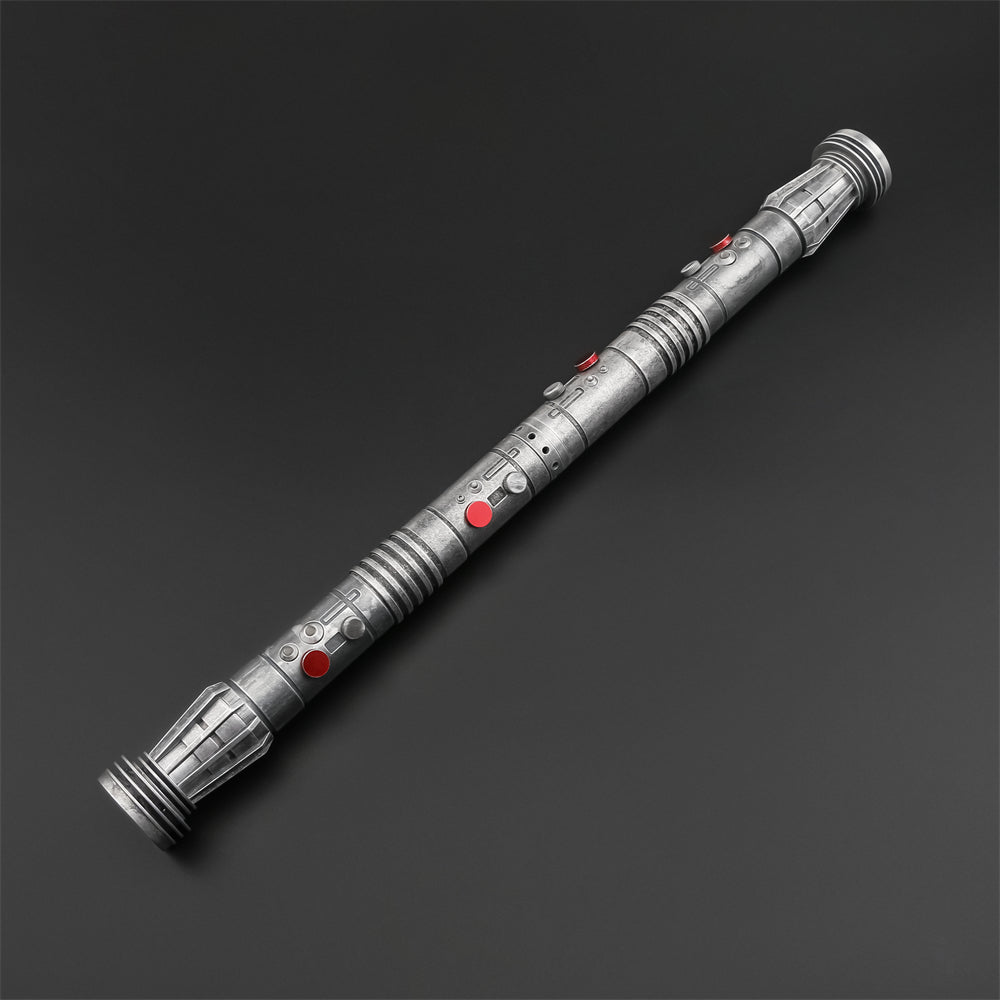 Darth Maul's Rage: The Sith's Weathered Lightsaber Staff