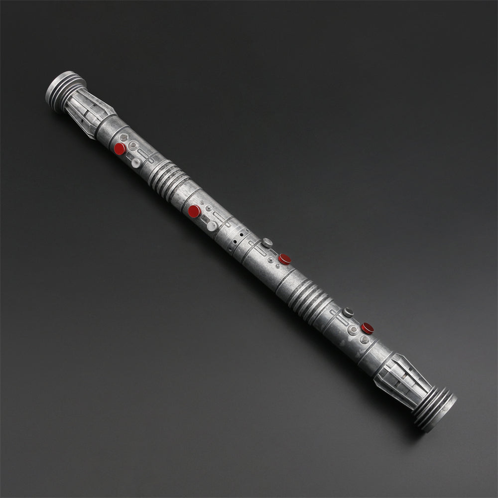 Darth Maul's Rage: The Sith's Weathered Lightsaber Staff
