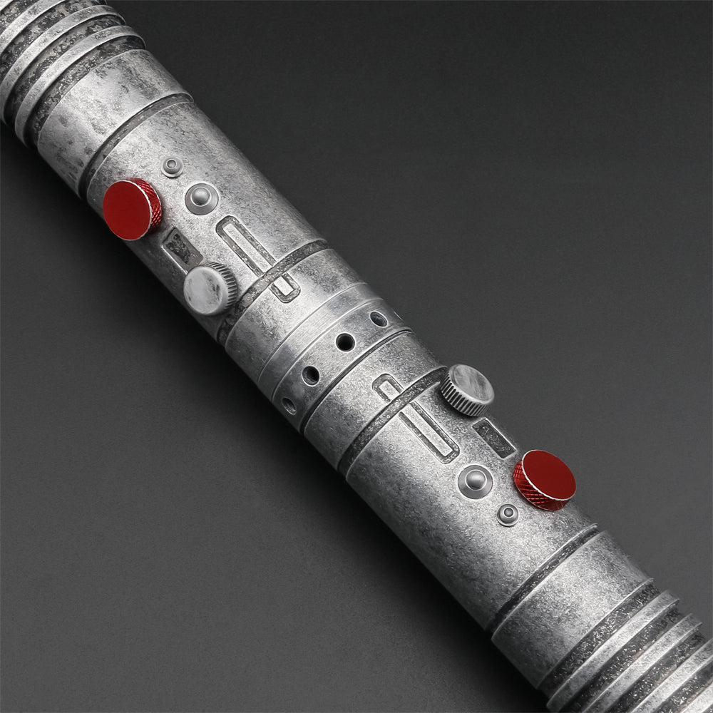 Darth Maul's Rage: The Sith's Weathered Lightsaber Staff