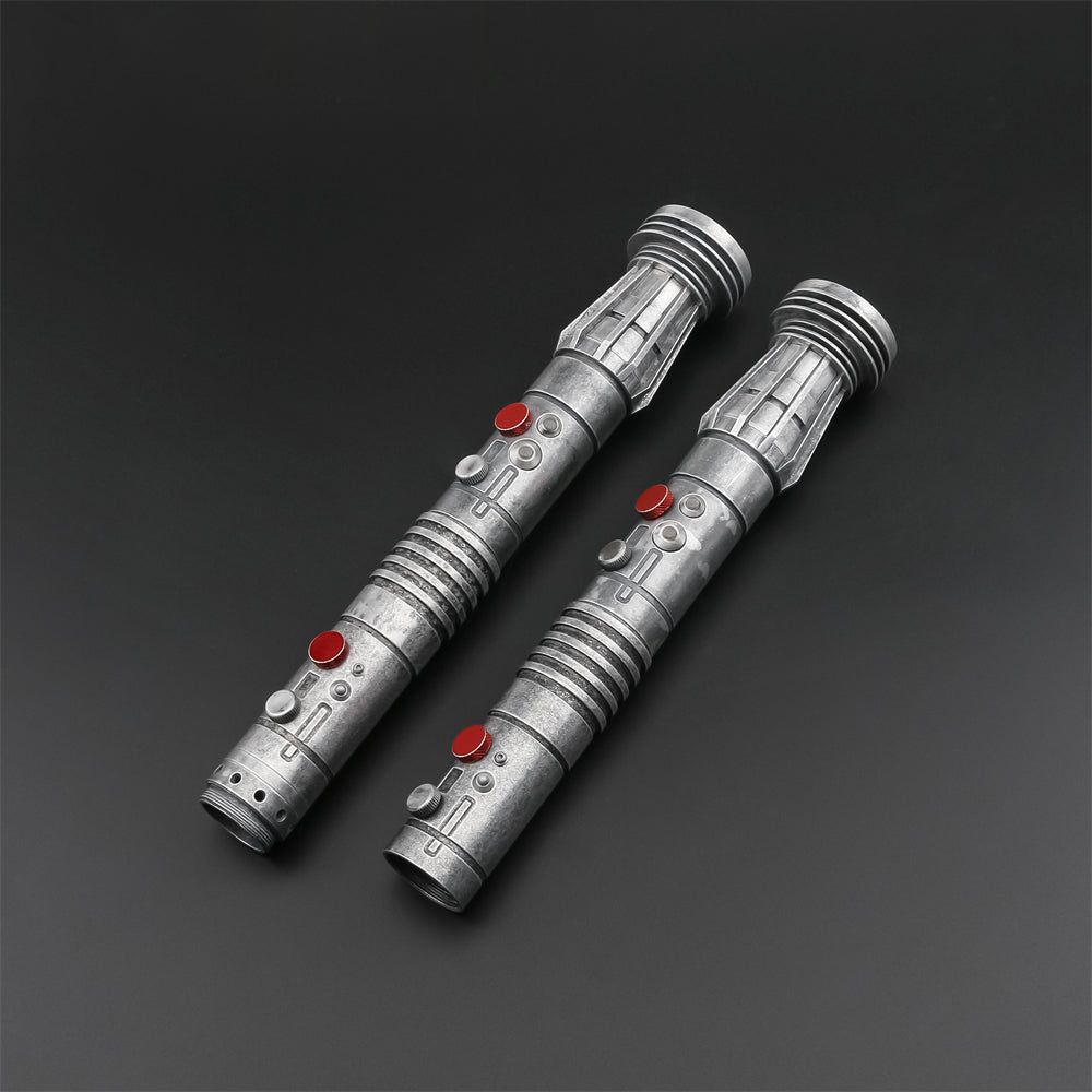 Darth Maul's Rage: The Sith's Weathered Lightsaber Staff