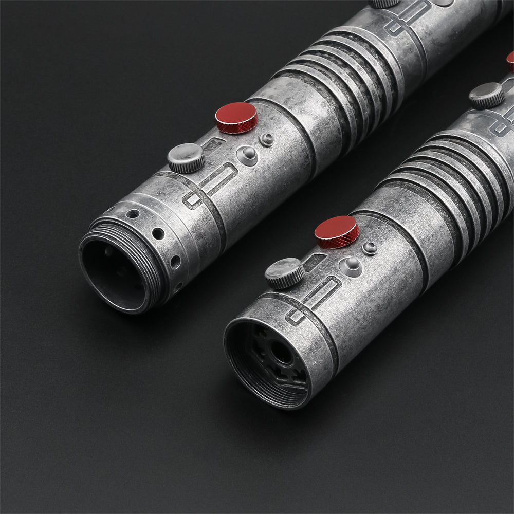 Darth Maul's Rage: The Sith's Weathered Lightsaber Staff