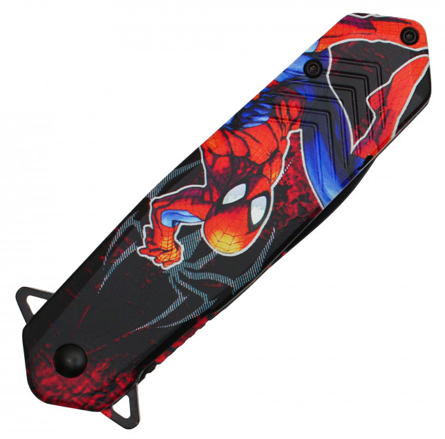 🕸️ Web-Slinger's Edge: 8" Assisted Opening Hero Pocket Knife