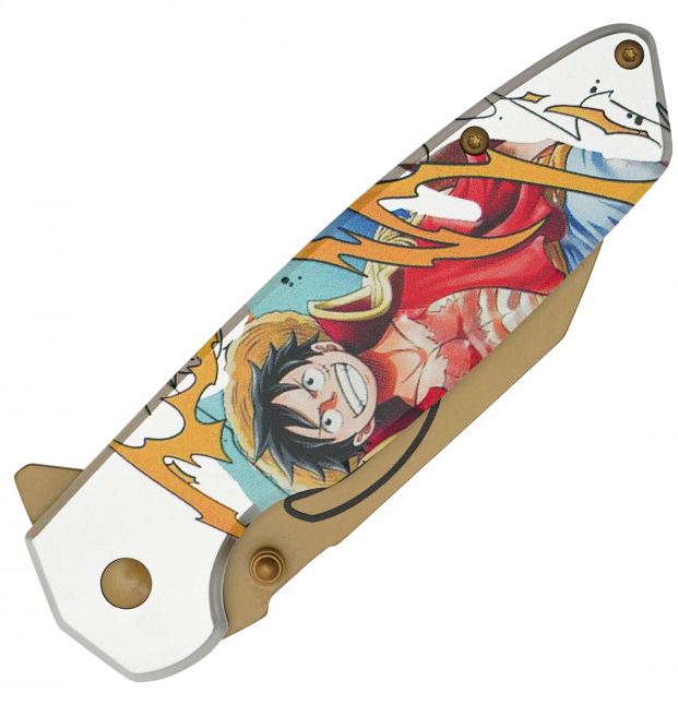 🏴☠️ Pirate King's Blade: 7.75" Assisted Open Anime Pocket Knife