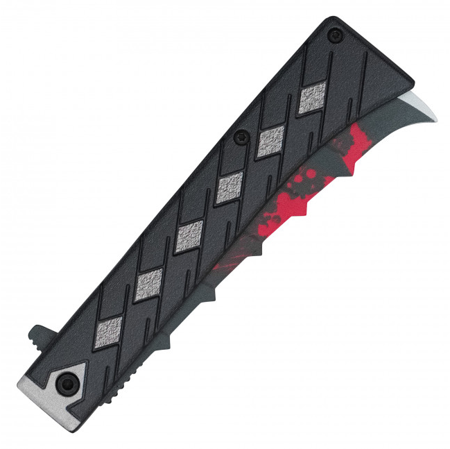 🩸 Blood-Splatter Fantasy Pocket Knife | 8.75" Tactical Folder