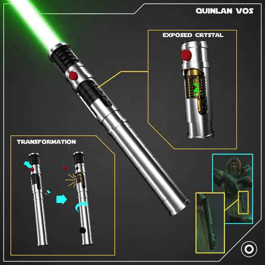 Quinlan Vos's Shadow Embrace: Master Tier Lightsaber