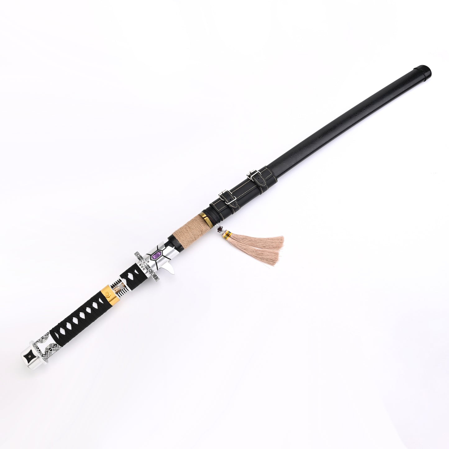 The Dark Katana: Vibro-Blade Lightsaber with Scabbard