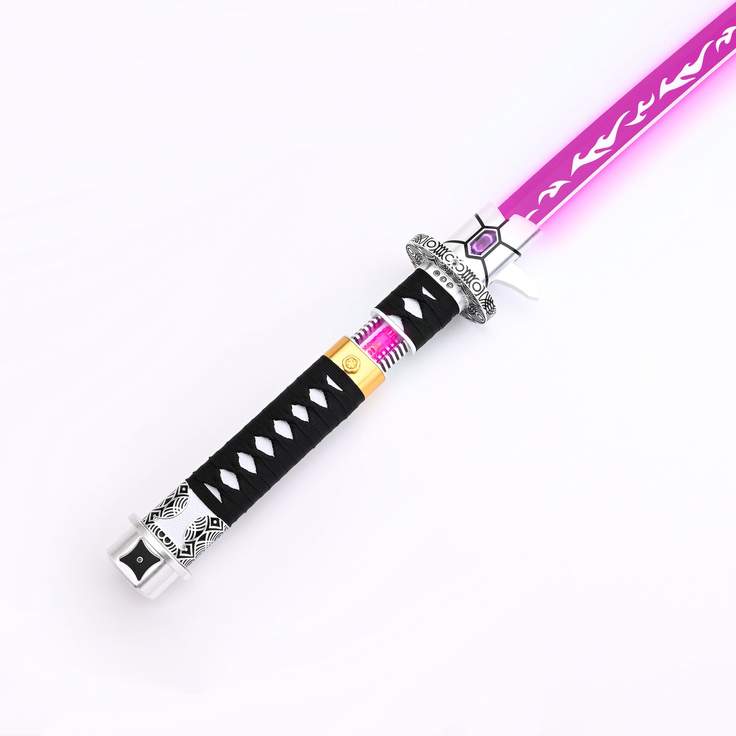 The Dark Katana: Vibro-Blade Lightsaber with Scabbard
