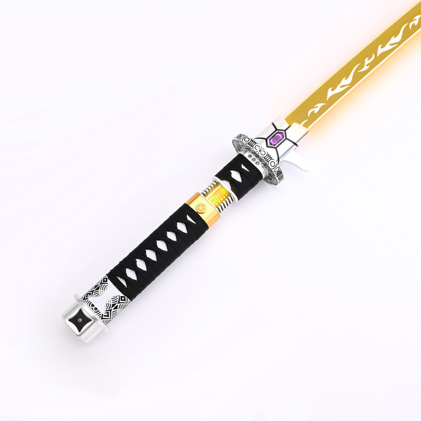 The Dark Katana: Vibro-Blade Lightsaber with Scabbard