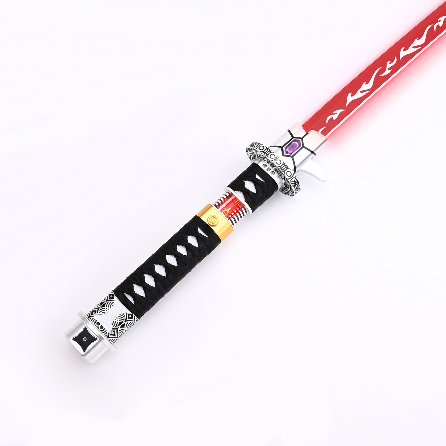 The Dark Katana: Vibro-Blade Lightsaber with Scabbard