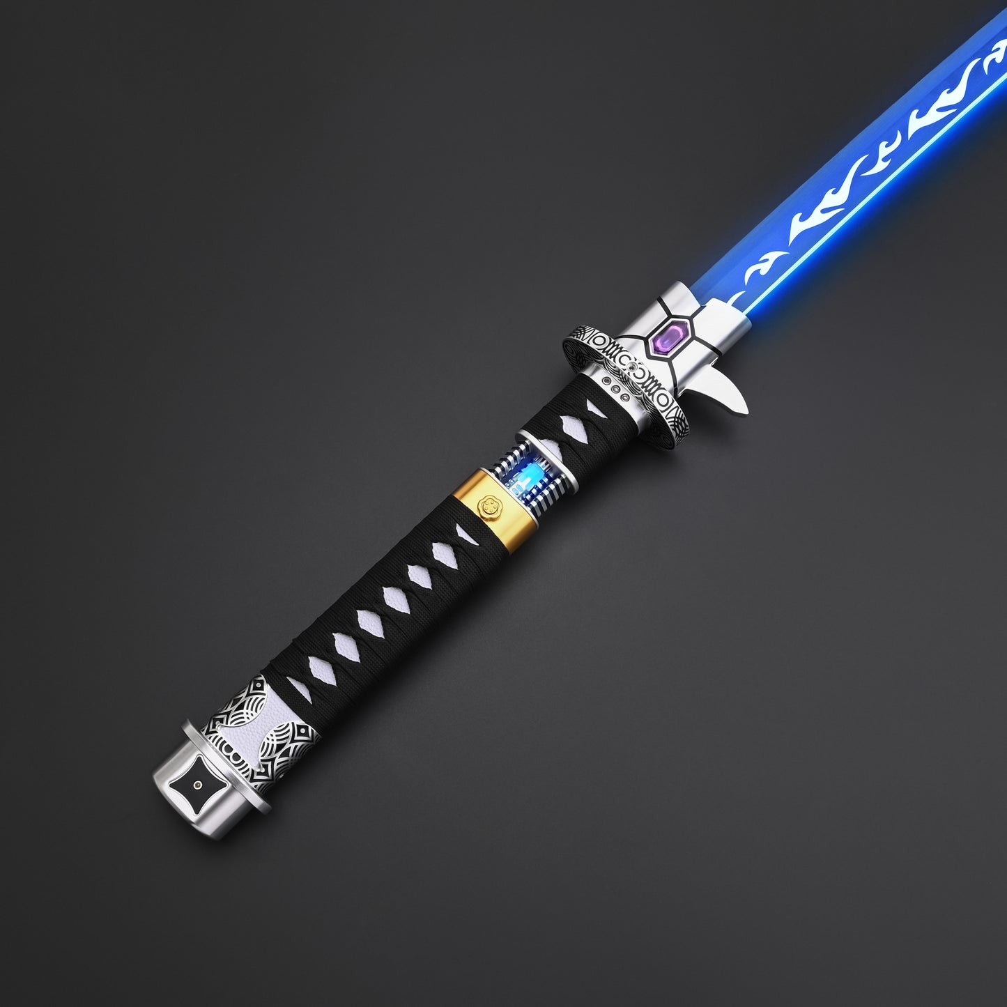 The Dark Katana: Vibro-Blade Lightsaber with Scabbard