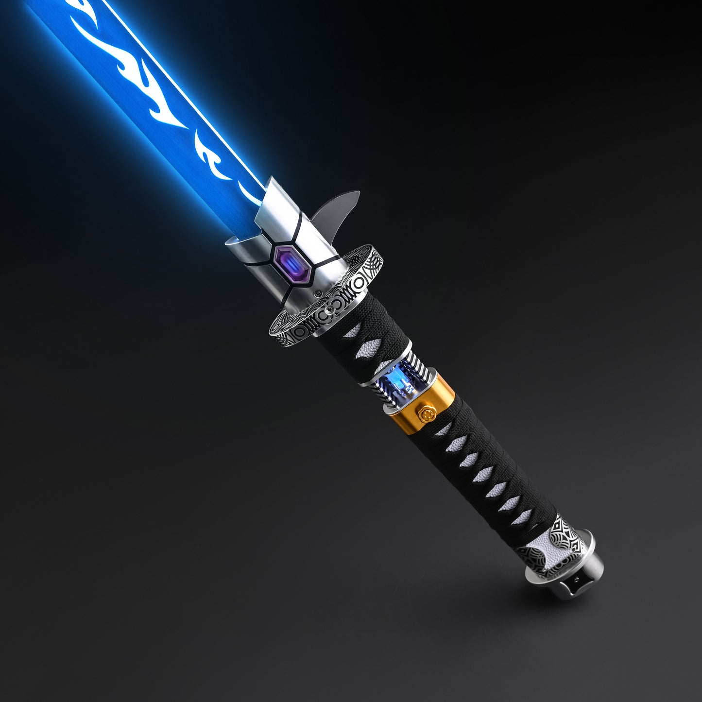 The Dark Katana: Vibro-Blade Lightsaber with Scabbard