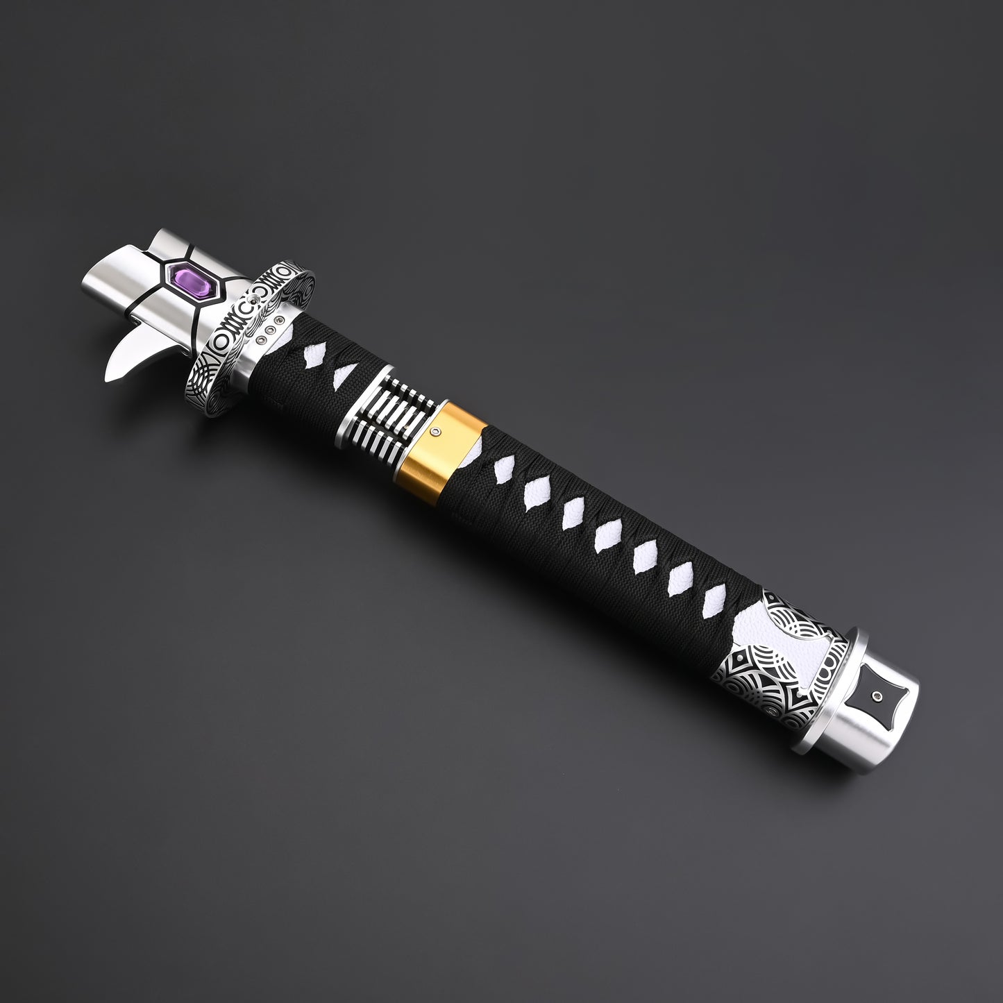 The Dark Katana: Vibro-Blade Lightsaber with Scabbard
