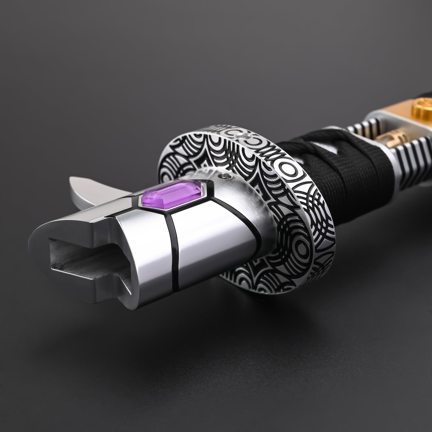 The Dark Katana: Vibro-Blade Lightsaber with Scabbard