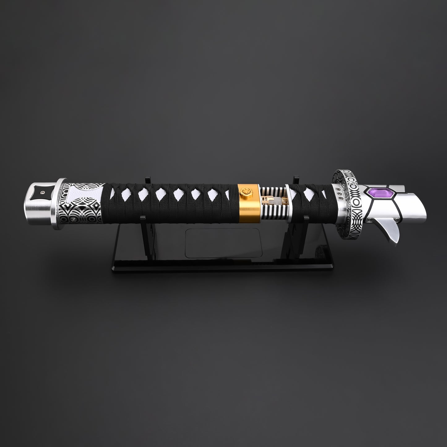 The Dark Katana: Vibro-Blade Lightsaber with Scabbard
