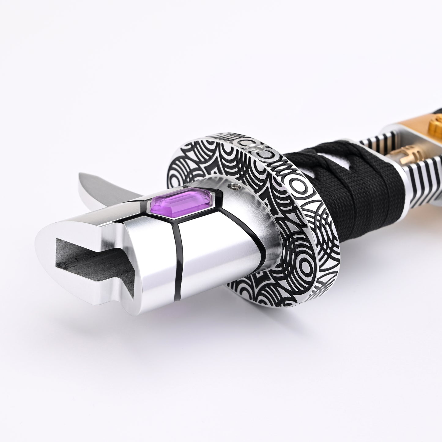 The Dark Katana: Vibro-Blade Lightsaber with Scabbard