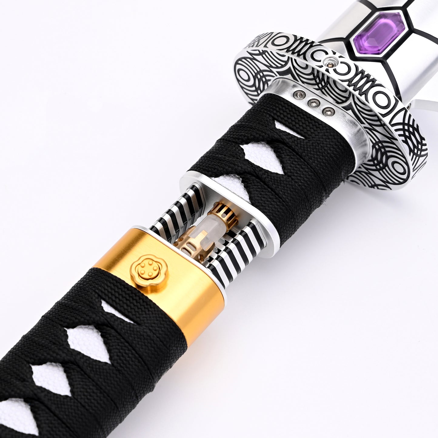 The Dark Katana: Vibro-Blade Lightsaber with Scabbard