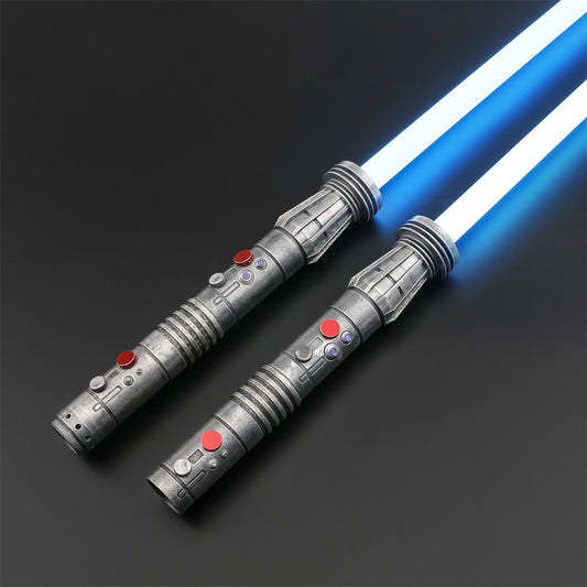Darth Maul's Rage: The Sith's Weathered Lightsaber Staff