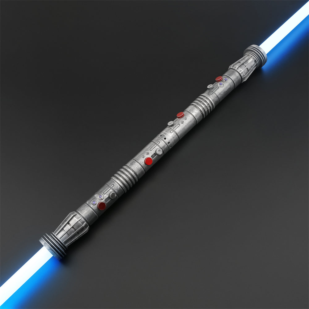 Darth Maul's Rage: The Sith's Weathered Lightsaber Staff