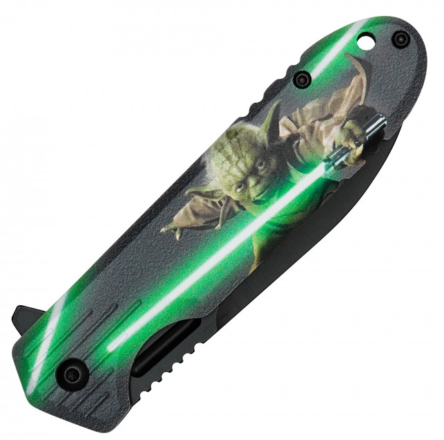 🟢 Jedi Master's Edge: 8" Assisted Open Pocket Knife