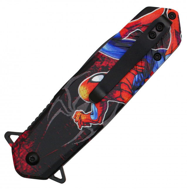 🕸️ Web-Slinger's Edge: 8" Assisted Opening Hero Pocket Knife
