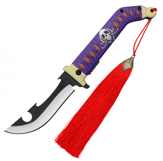 💜 Samurai Spirit: 8.25" Assisted Opening Fantasy Pocket Knife