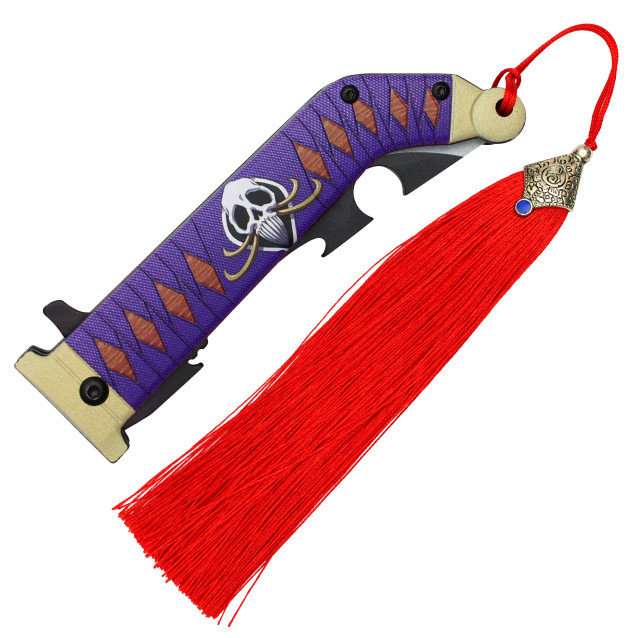 💜 Samurai Spirit: 8.25" Assisted Opening Fantasy Pocket Knife