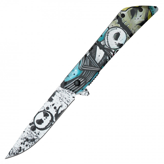 🎃 Nightmare King's Edge: 8" Assisted Open Pocket Knife