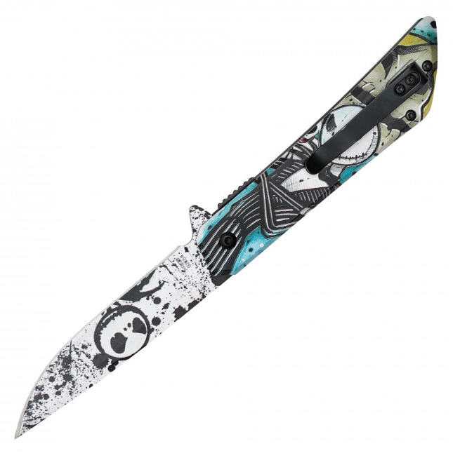 🎃 Nightmare King's Edge: 8" Assisted Open Pocket Knife