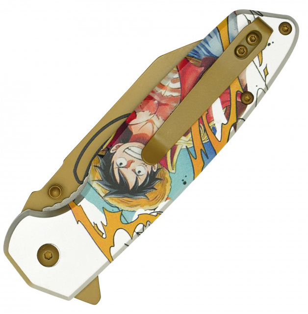 🏴‍☠️ Pirate King's Blade: 7.75" Assisted Open Anime Pocket Knife